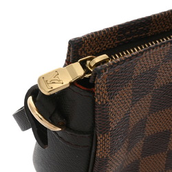 LOUIS VUITTON Damier Truth Makeup Brown N51982 Women's Canvas Pouch