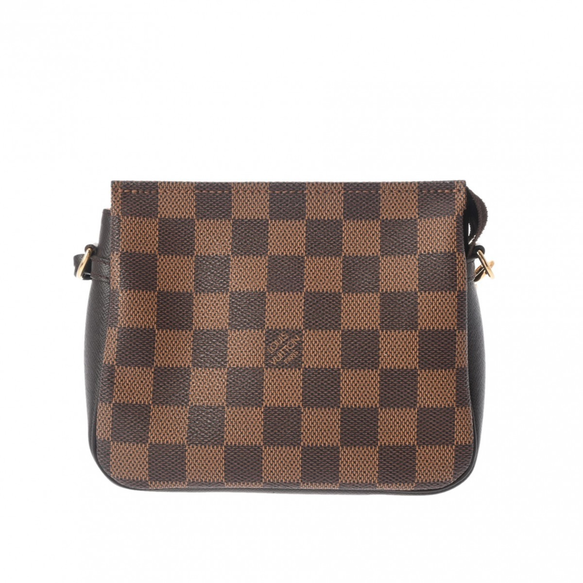 LOUIS VUITTON Damier Truth Makeup Brown N51982 Women's Canvas Pouch