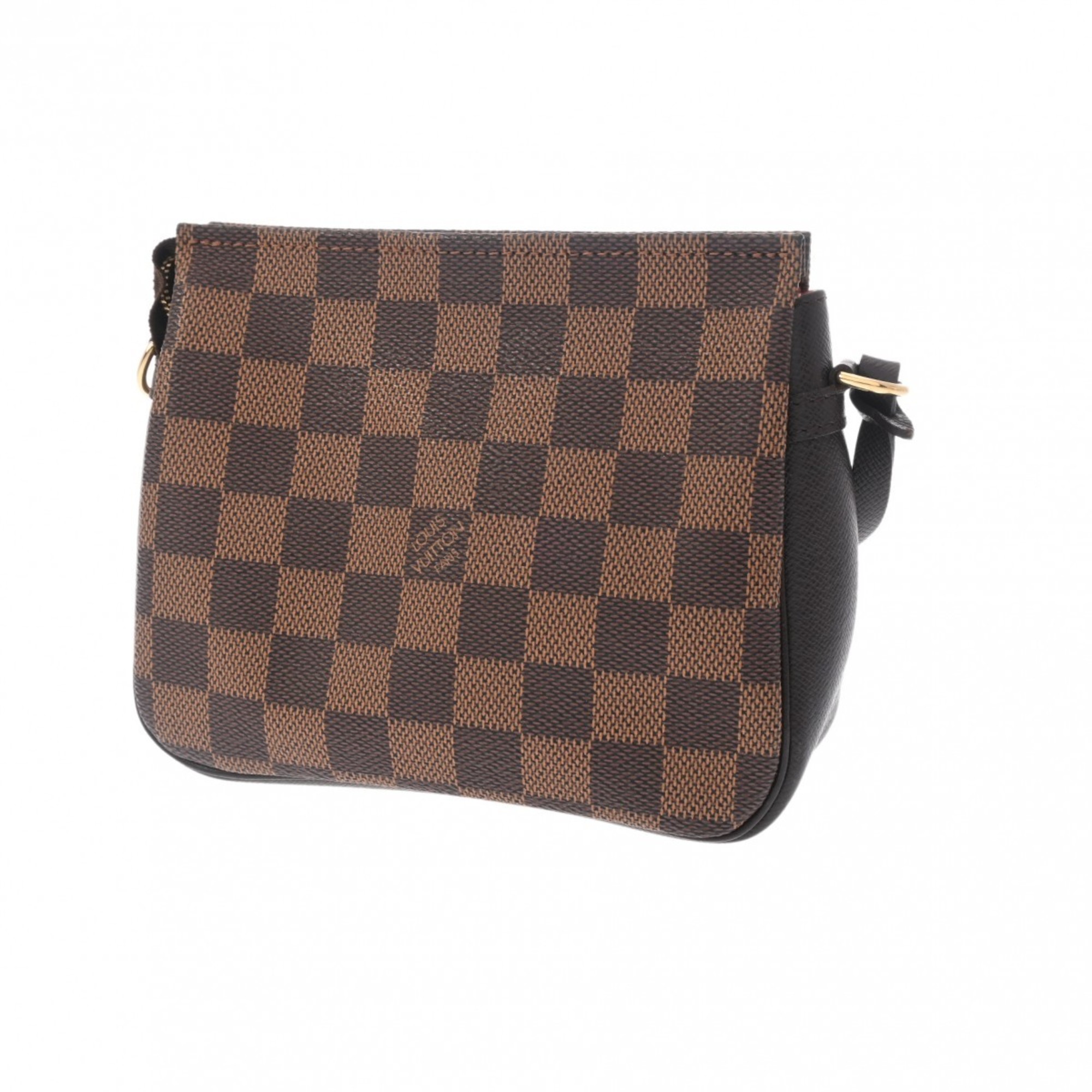 LOUIS VUITTON Damier Truth Makeup Brown N51982 Women's Canvas Pouch