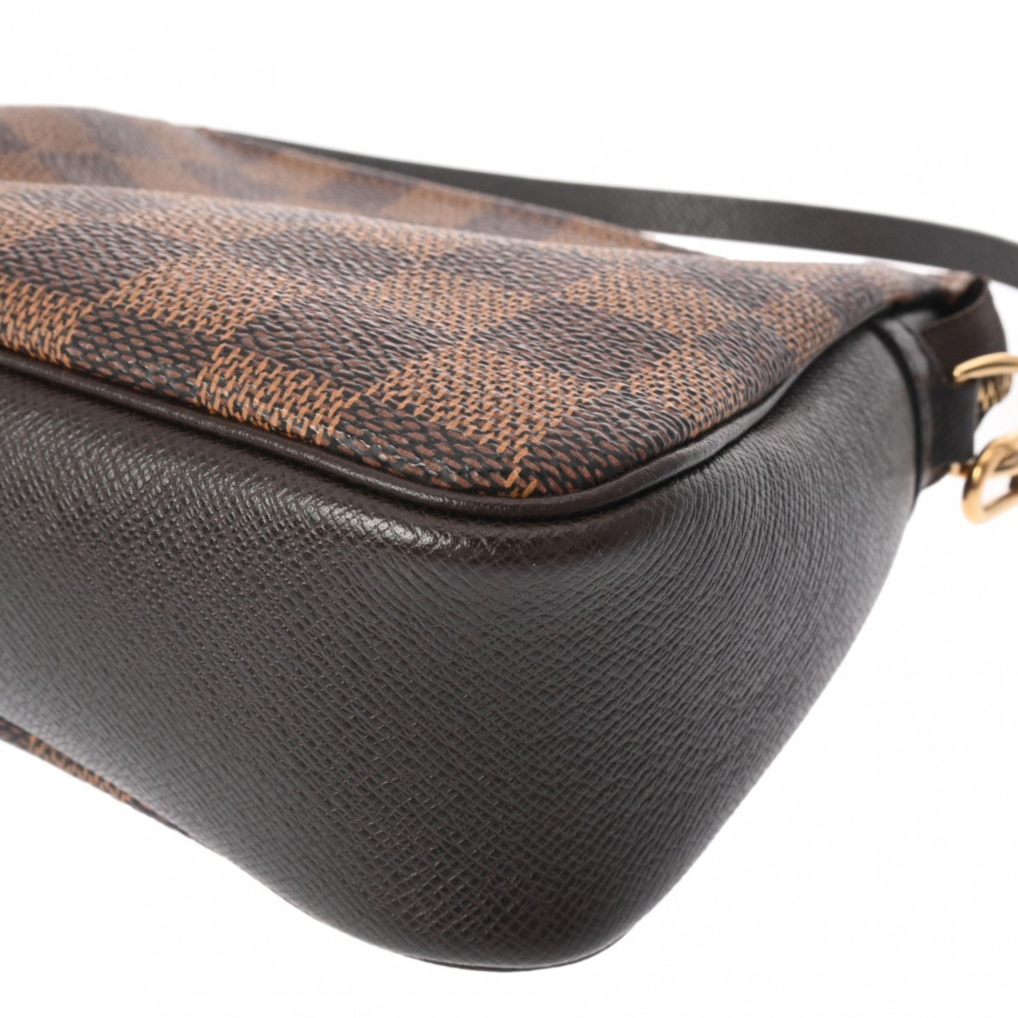 LOUIS VUITTON Damier Truth Makeup Brown N51982 Women's Canvas Pouch