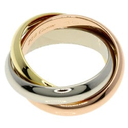 Cartier Trinity MM #49 Ring, K18 Yellow Gold, K18WG, K18PG, Women's, CARTIER