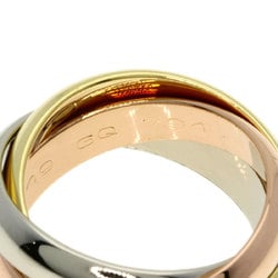 Cartier Trinity MM #49 Ring, K18 Yellow Gold, K18WG, K18PG, Women's, CARTIER