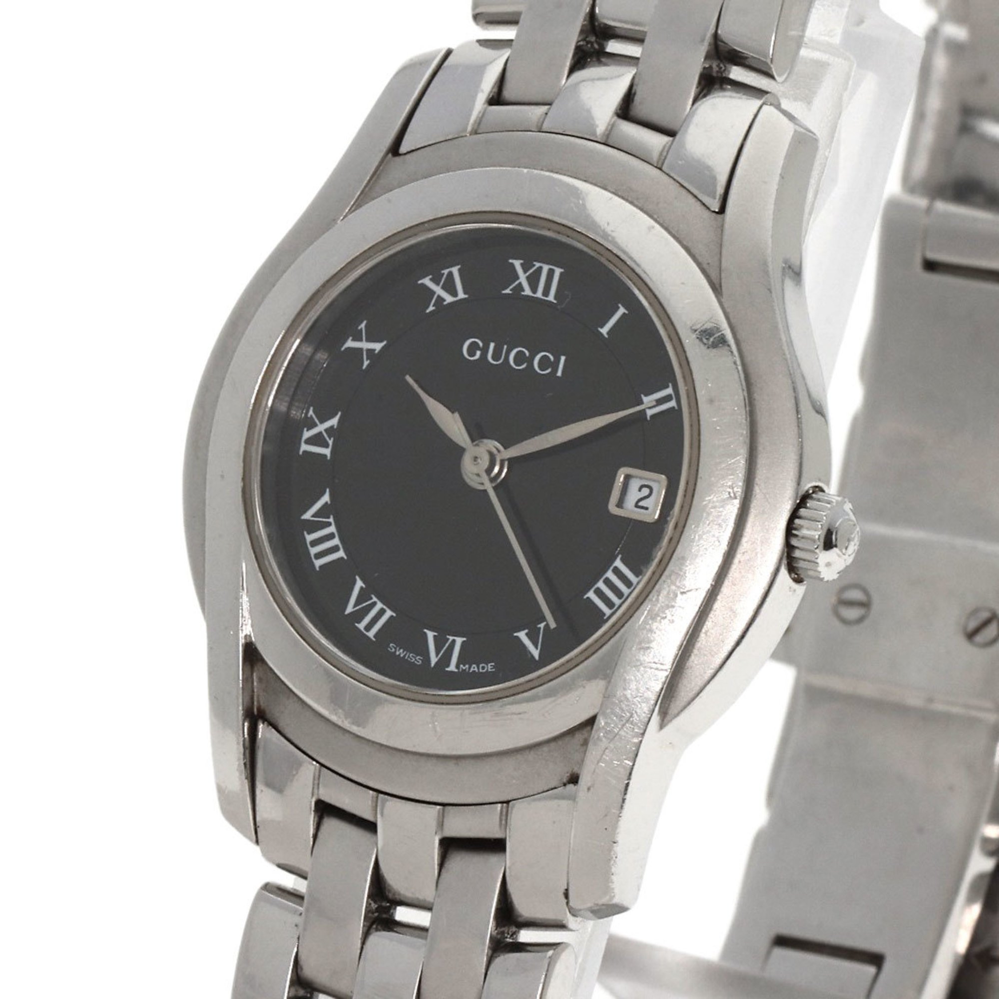 Gucci 5500L Watch Stainless Steel SS Ladies GUCCI