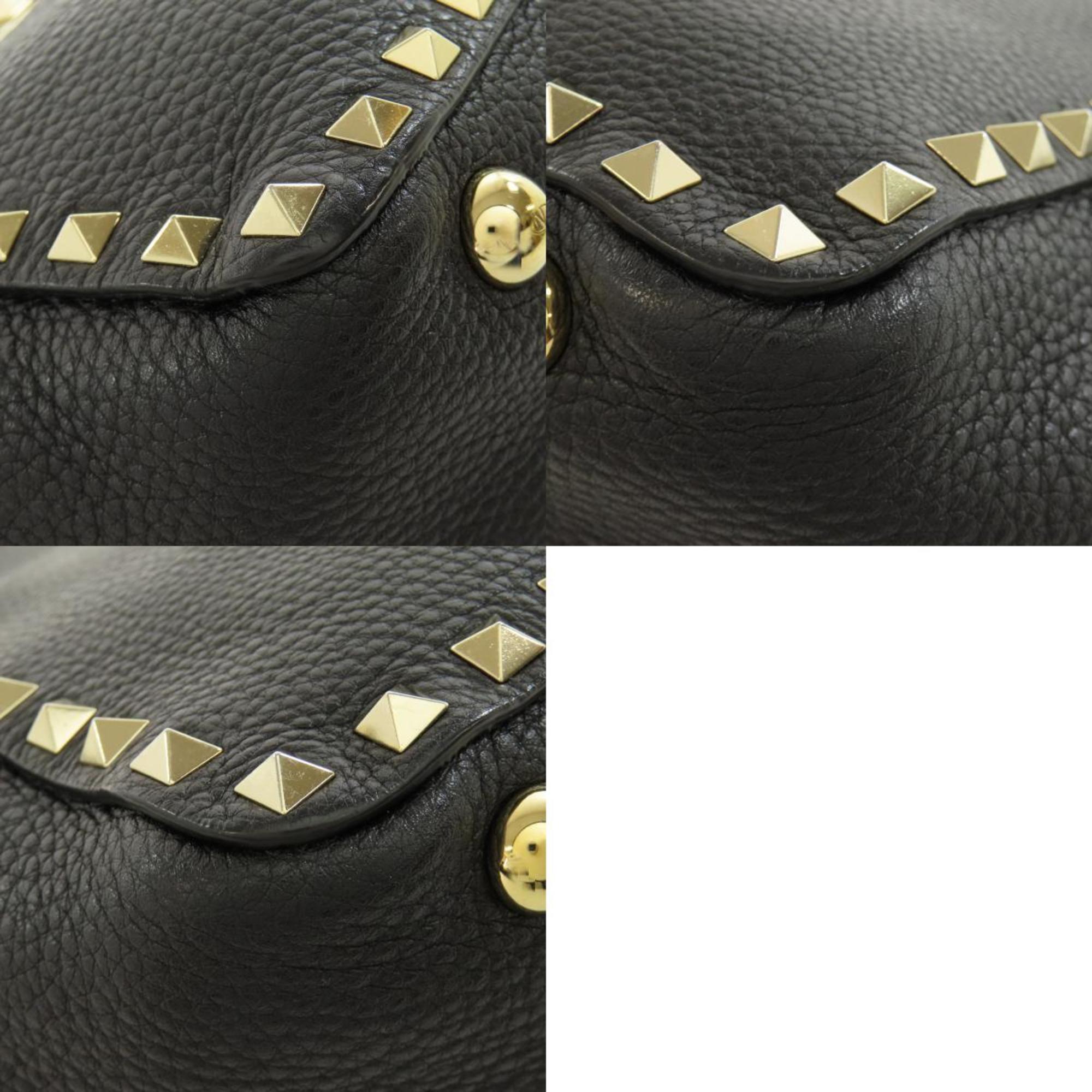 Valentino Studded Handbag Leather Women's VALENTINO