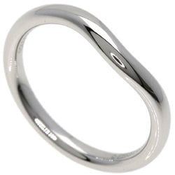 Tiffany & Co. Curved Band Ring, Platinum PT950, Women's, TIFFANY