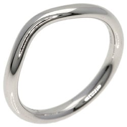 Tiffany & Co. Curved Band Ring, Platinum PT950, Women's, TIFFANY