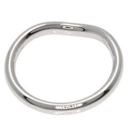 Tiffany & Co. Curved Band Ring, Platinum PT950, Women's, TIFFANY