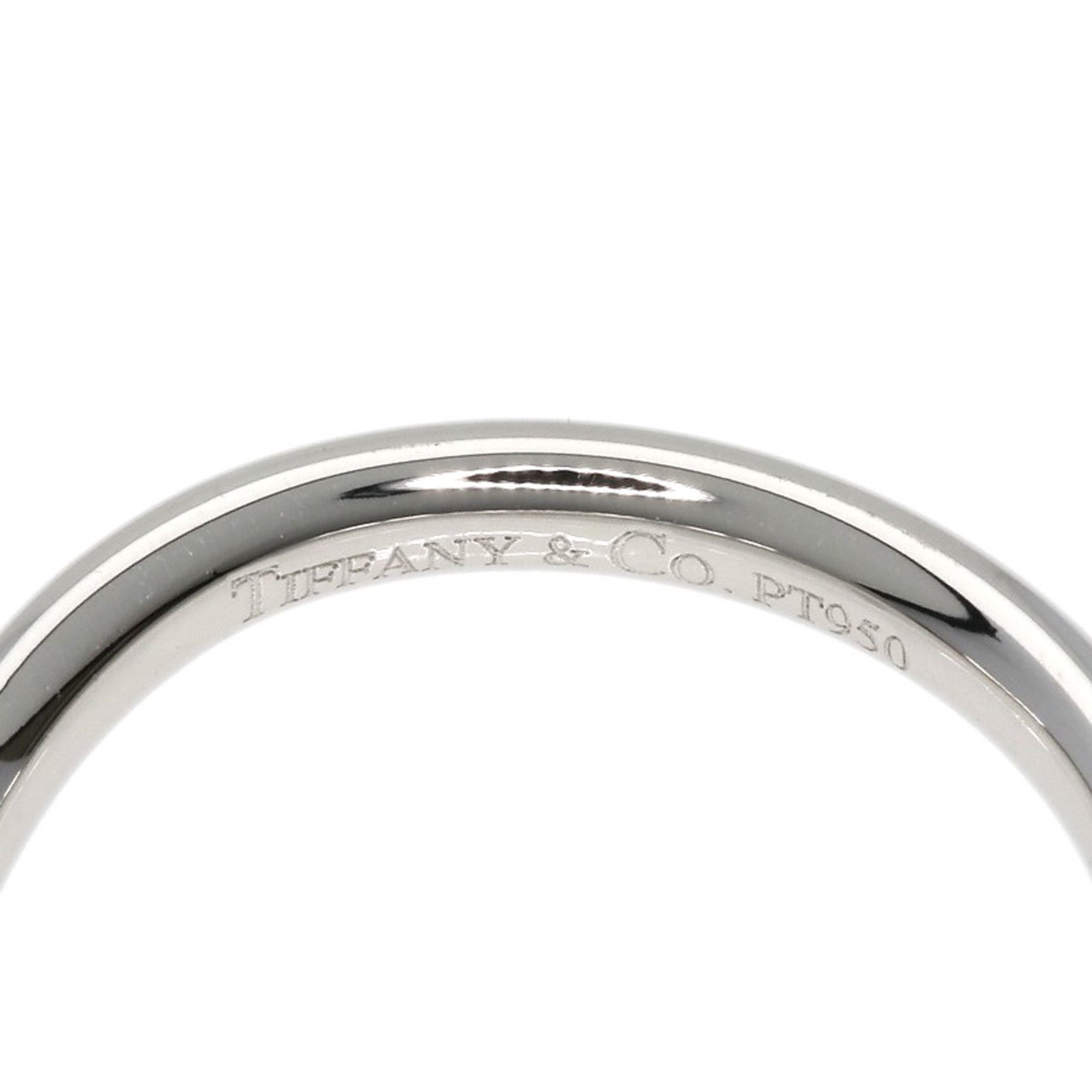 Tiffany & Co. Curved Band Ring, Platinum PT950, Women's, TIFFANY