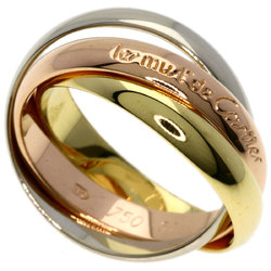 Cartier Trinity #51 Ring, K18 Yellow Gold, K18WG, K18PG, Women's, CARTIER