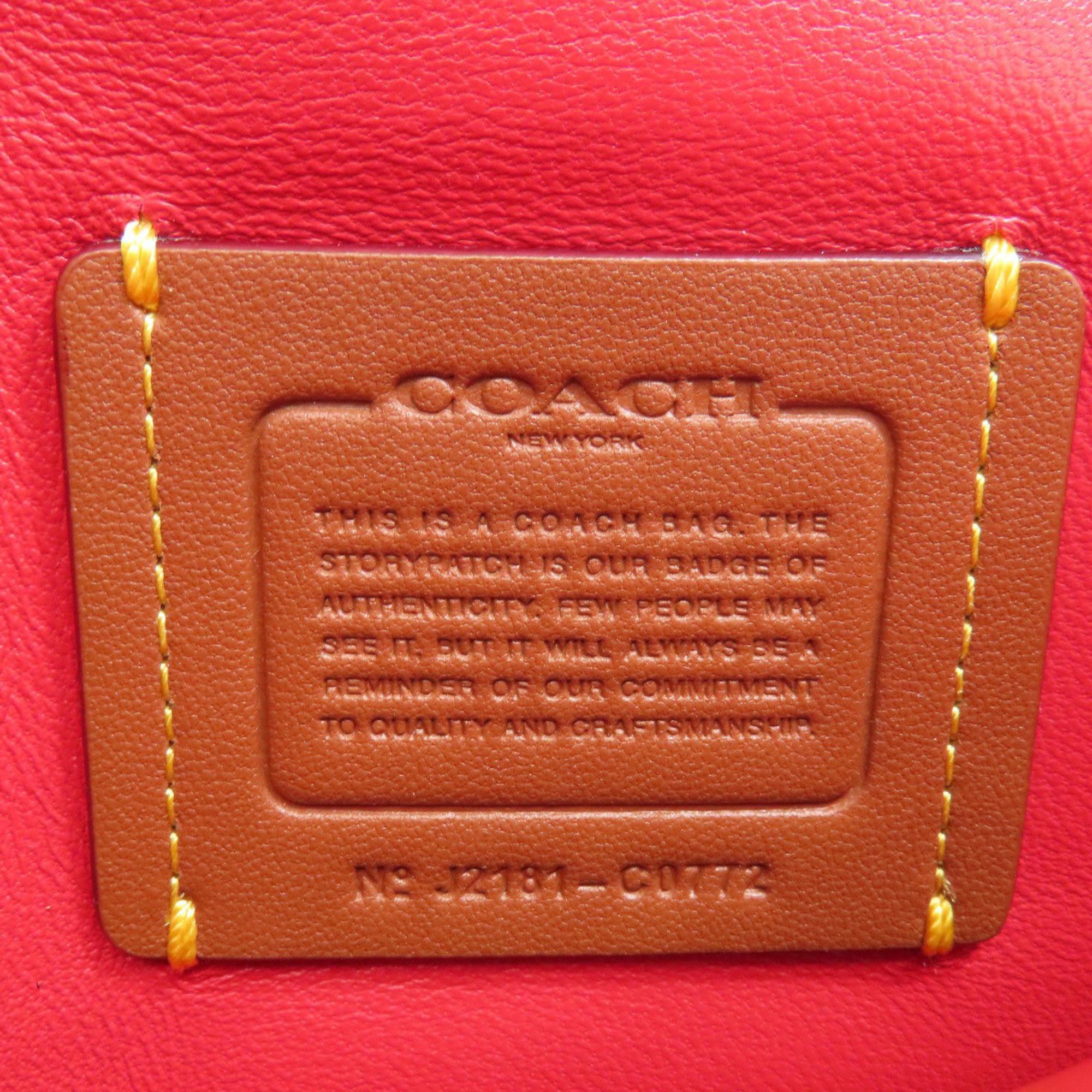 Coach C0772 Pillow Tabby Handbag Leather Women's COACH