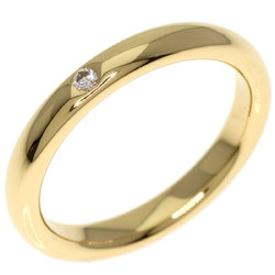 Tiffany Classic Wedding Band 1P Diamond Ring, 18K Yellow Gold, Women's, TIFFANY&Co.