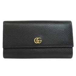 Gucci 456116 GG Marmont Long Wallet Leather Women's GUCCI