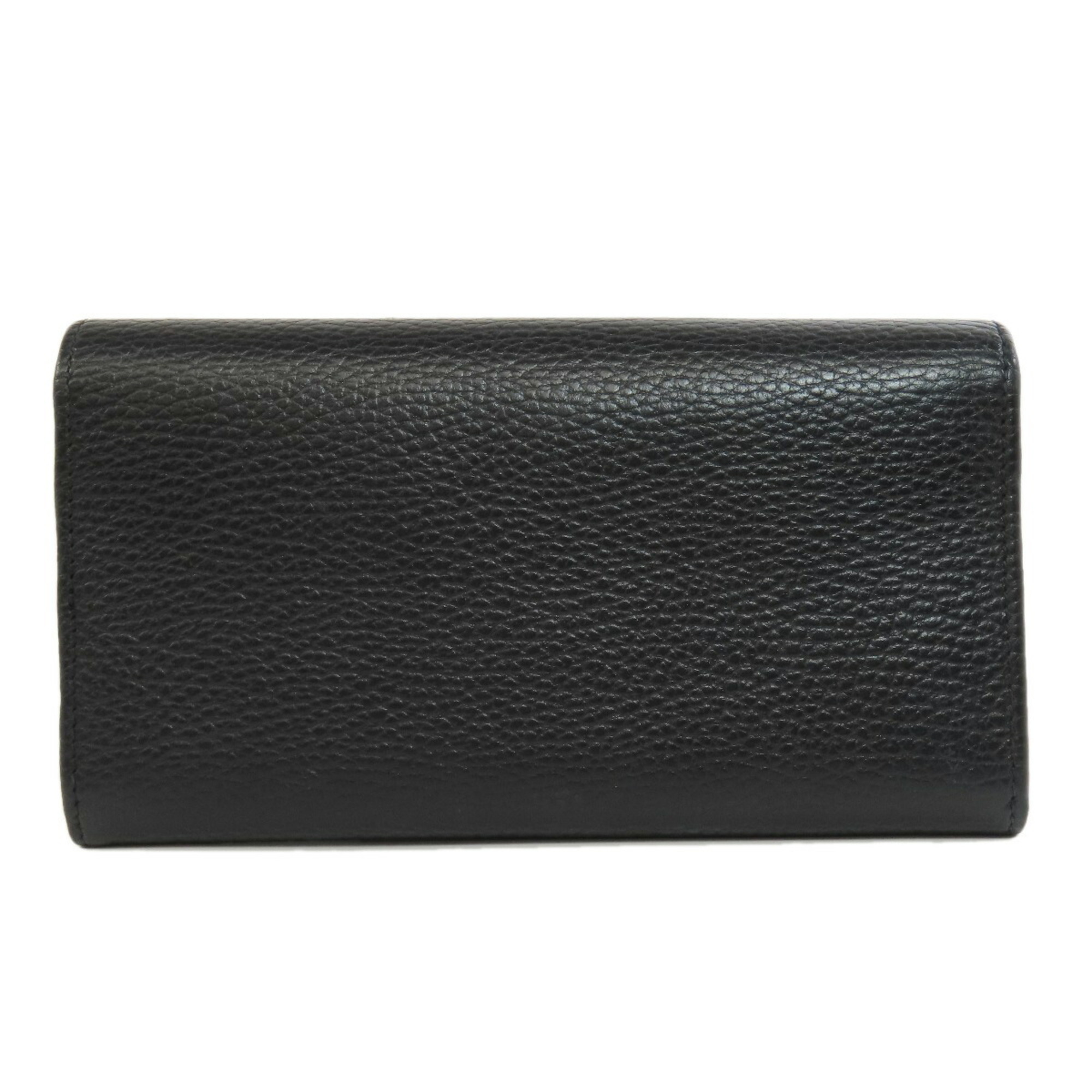 Gucci 456116 GG Marmont Long Wallet Leather Women's GUCCI