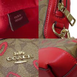 Coach 91015 Signature Heart Shoulder Bag for Women COACH