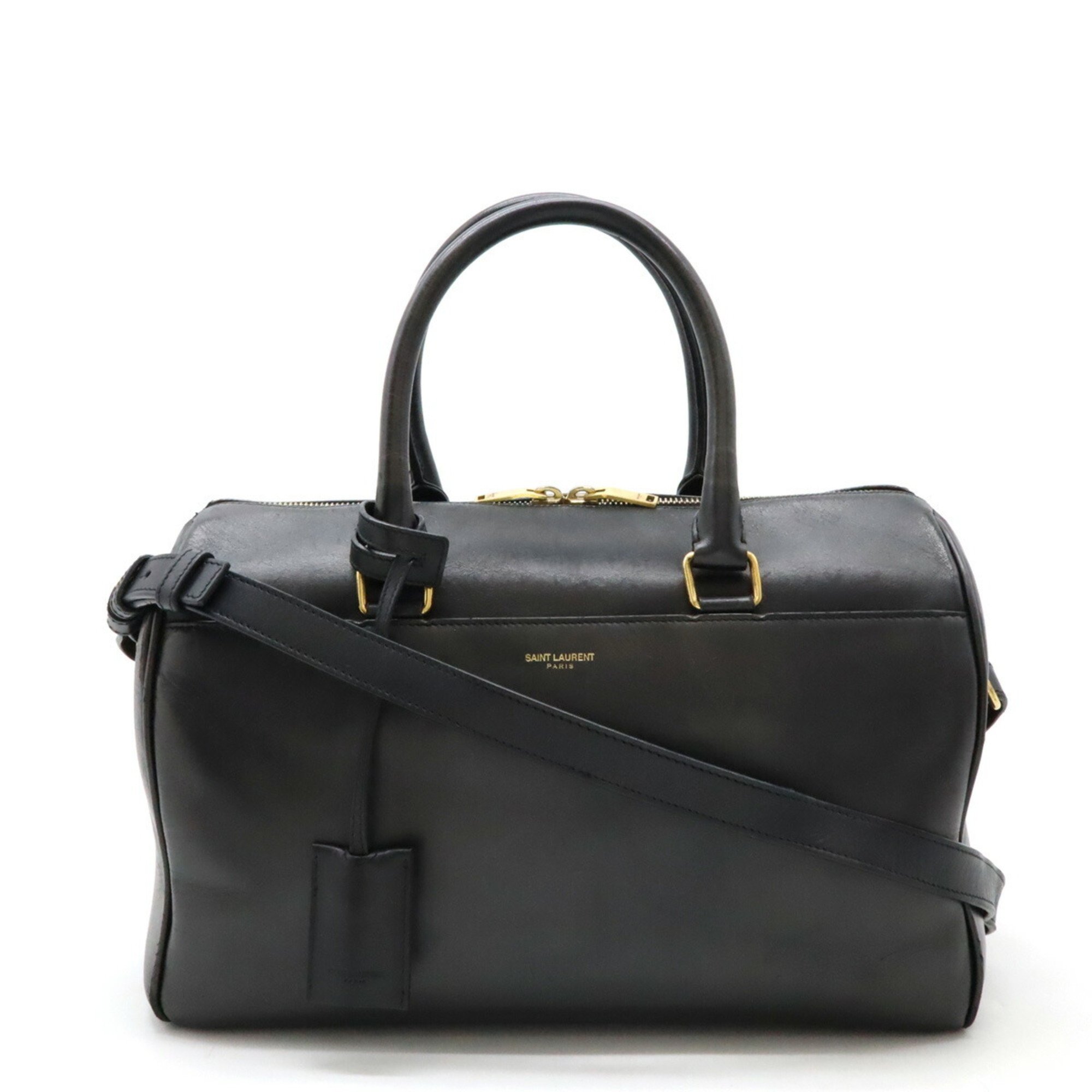 Yves Saint Laurent 322049 Women's Leather Handbag Black