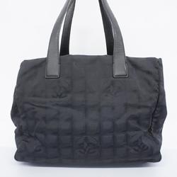 Chanel Tote Bag New Travel Nylon Black Champagne Women's