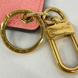 Louis Vuitton Keychain Monogram Portecle Illustre AY2182 Brown Pink Men's Women's