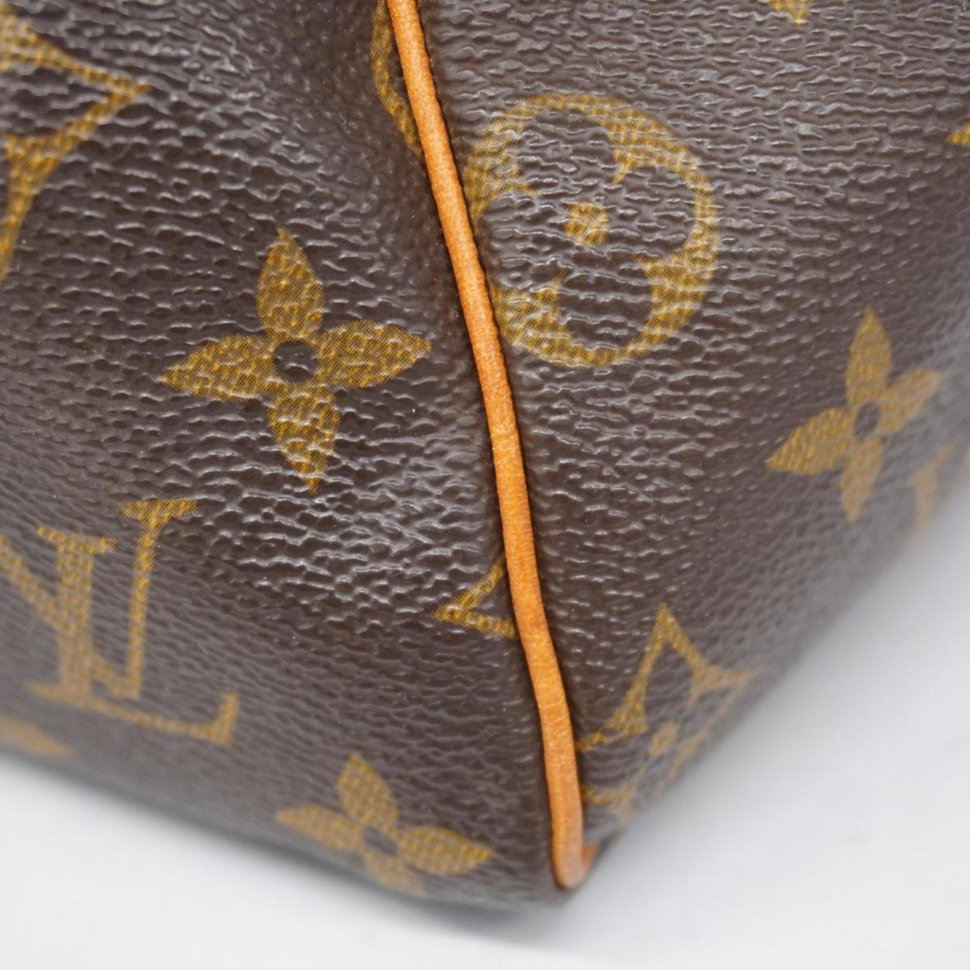 Louis Vuitton Handbag Monogram Speedy 30 M41108 Brown Ladies