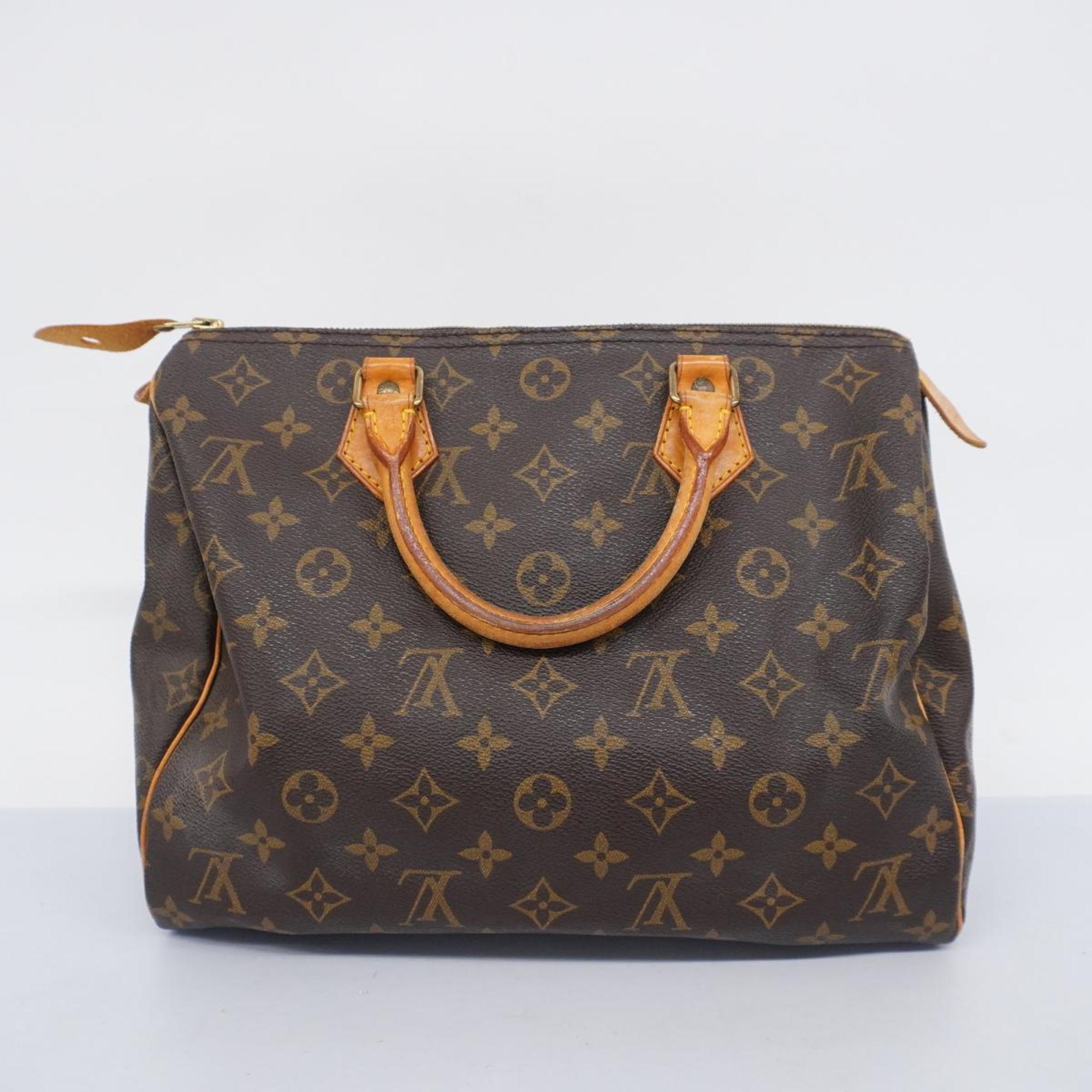 Louis Vuitton Handbag Monogram Speedy 30 M41108 Brown Ladies