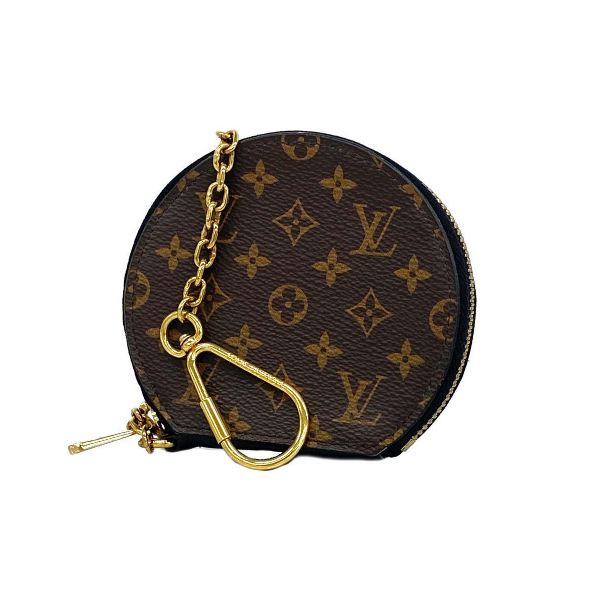 Louis Vuitton Wallet/Coin Case Monogram Microboite Chapeau M63597 Brown Women's