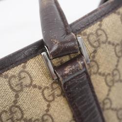 Gucci Tote Bag GG Supreme 114593 Brown Women's