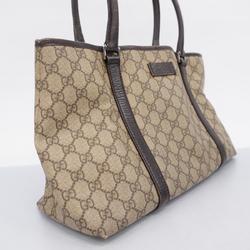 Gucci Tote Bag GG Supreme 114593 Brown Women's