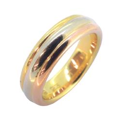 Cartier Ring Trinity Wedding #46 K18YG Yellow Gold K18WG White K18PG Pink Women's