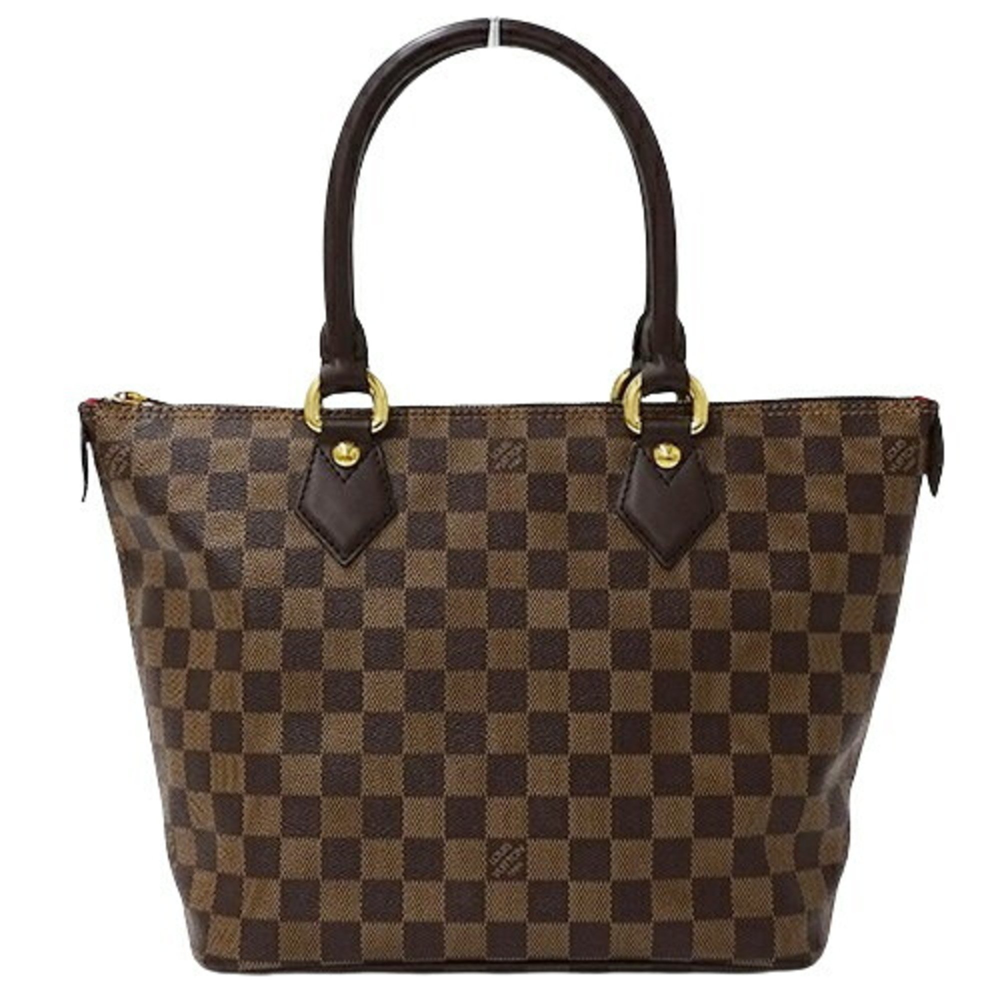 Louis Vuitton Damier Women's Tote Bag Handbag Saleya PM N51183 Brown