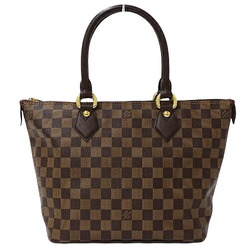 Louis Vuitton Damier Women's Tote Bag Handbag Saleya PM N51183 Brown