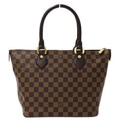 Louis Vuitton Damier Women's Tote Bag Handbag Saleya PM N51183 Brown