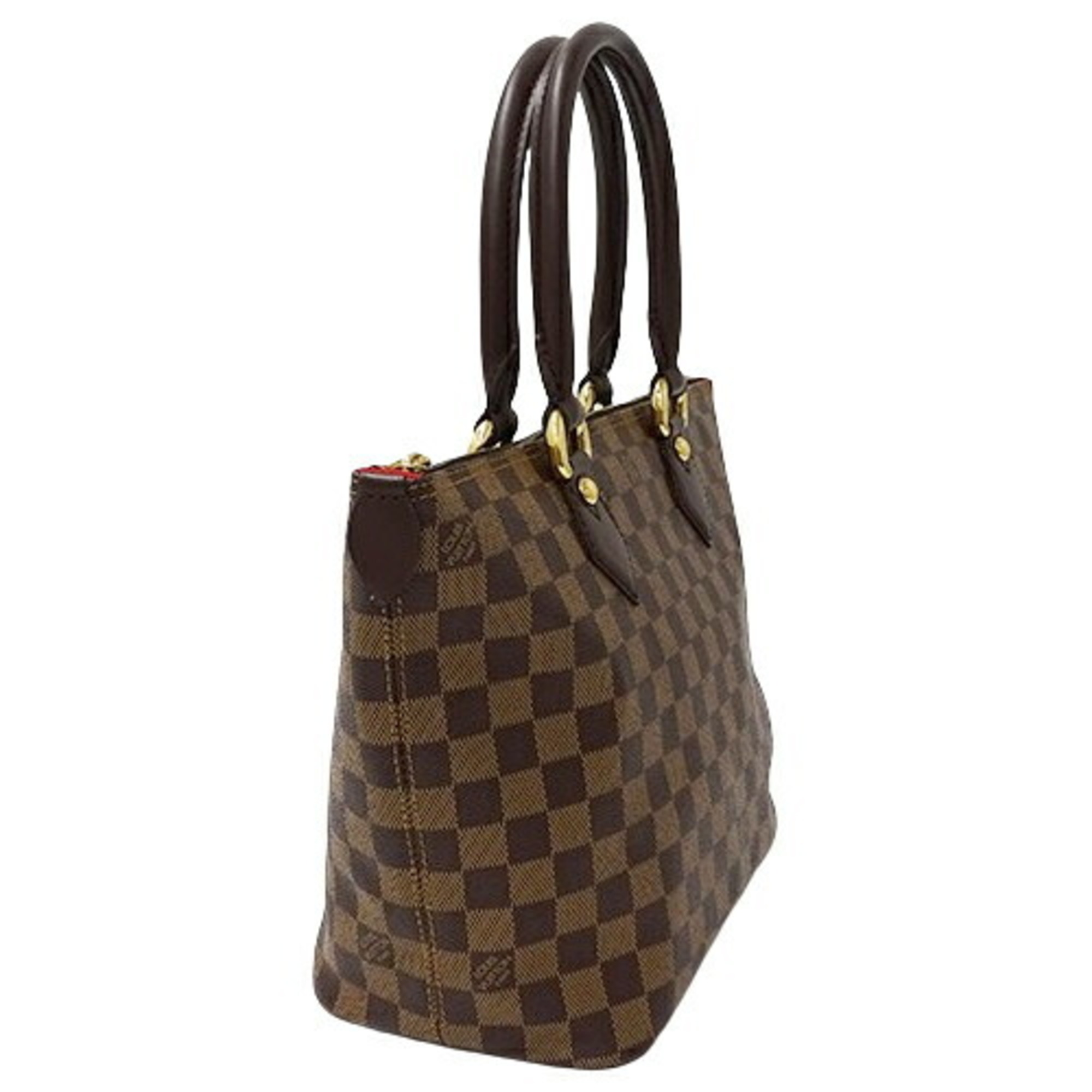 Louis Vuitton Damier Women's Tote Bag Handbag Saleya PM N51183 Brown