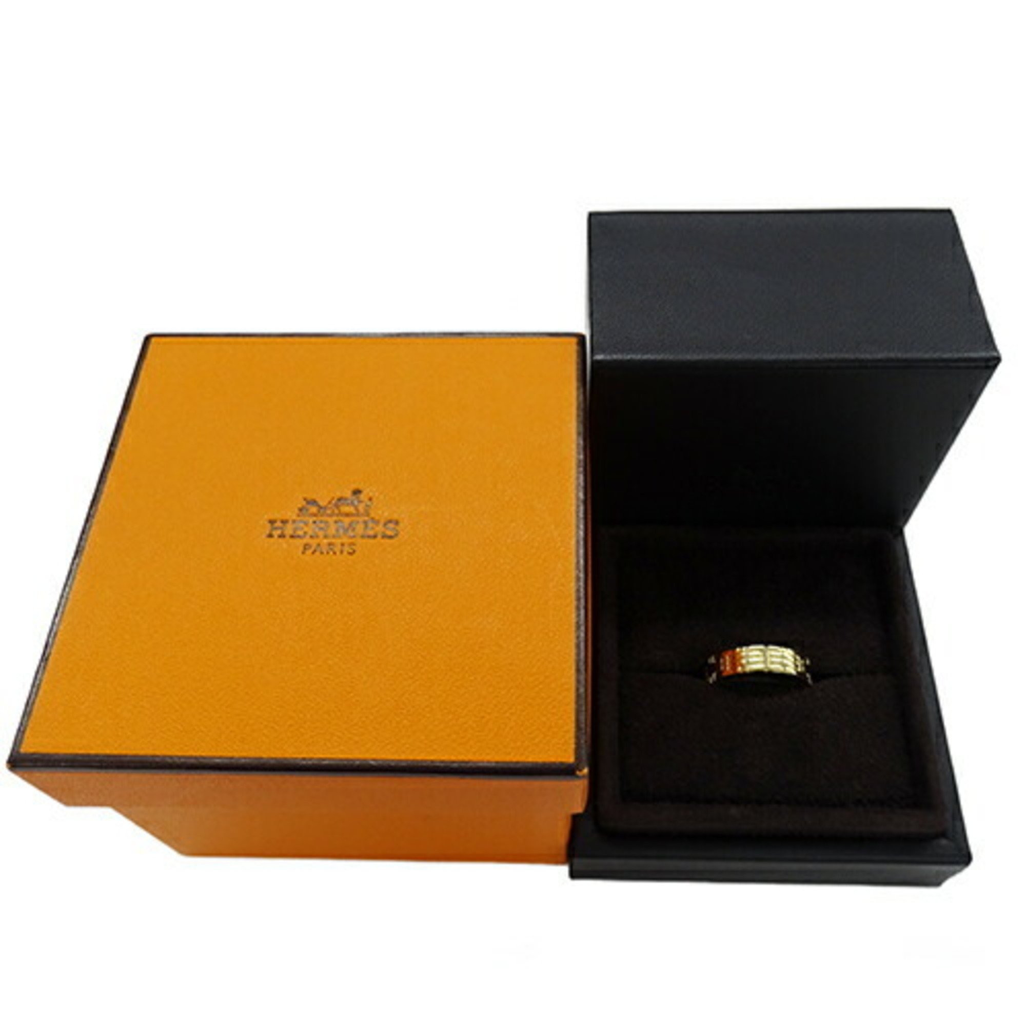 Hermes HERMES Ring for Women and Men, 750YG Kilim Yellow Gold #50, Approx. Size 10, Accessory, Polished