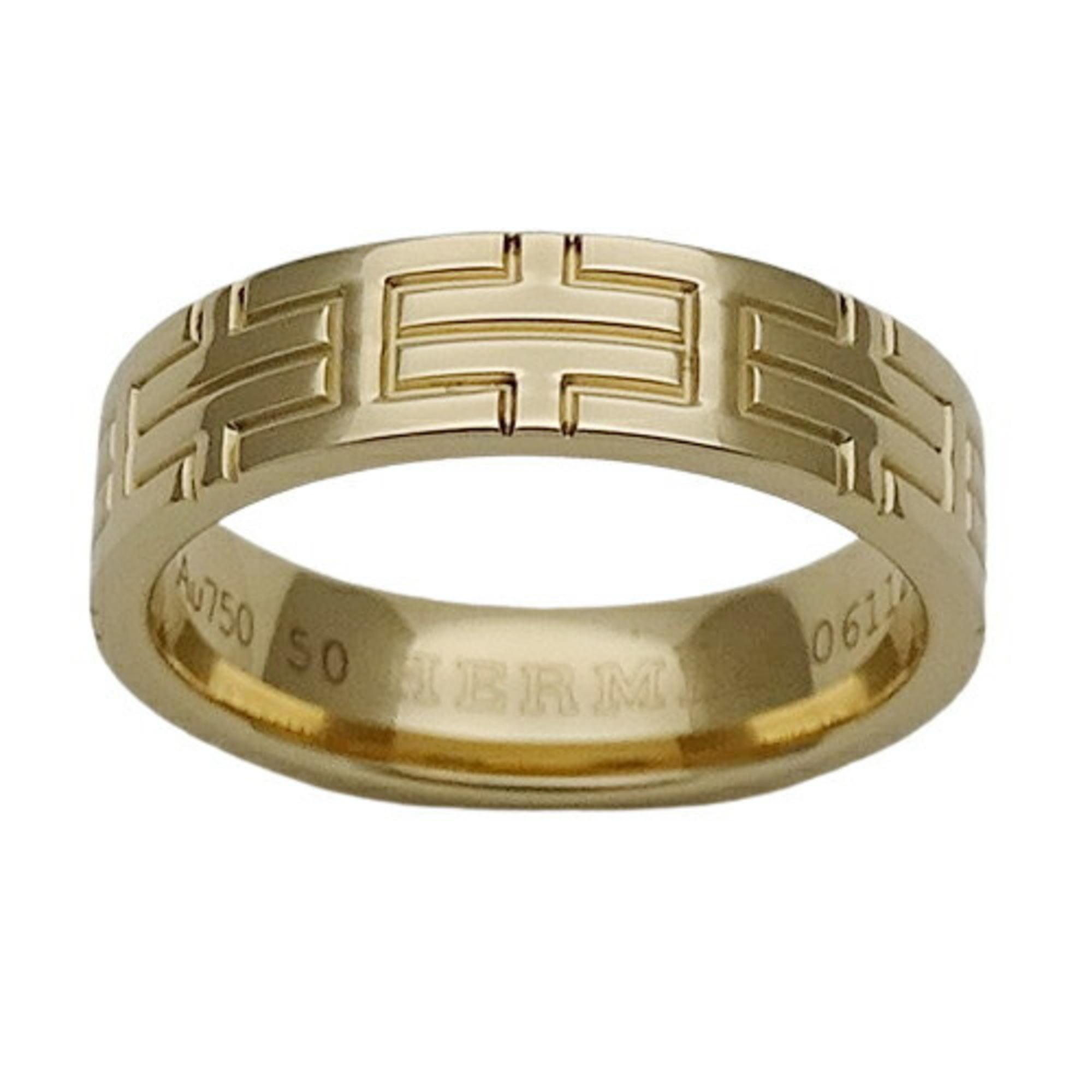 Hermes HERMES Ring for Women and Men, 750YG Kilim Yellow Gold #50, Approx. Size 10, Accessory, Polished