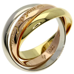 Cartier Trinity #49 Ring, K18 Yellow Gold, K18WG, K18PG, Women's, CARTIER