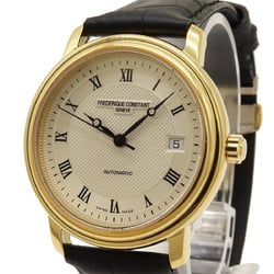 FREDERIQUE CONSTANT Classic Date See-through Back Silver Dial AT Automatic Wristwatch FC-303/310X3P5/6