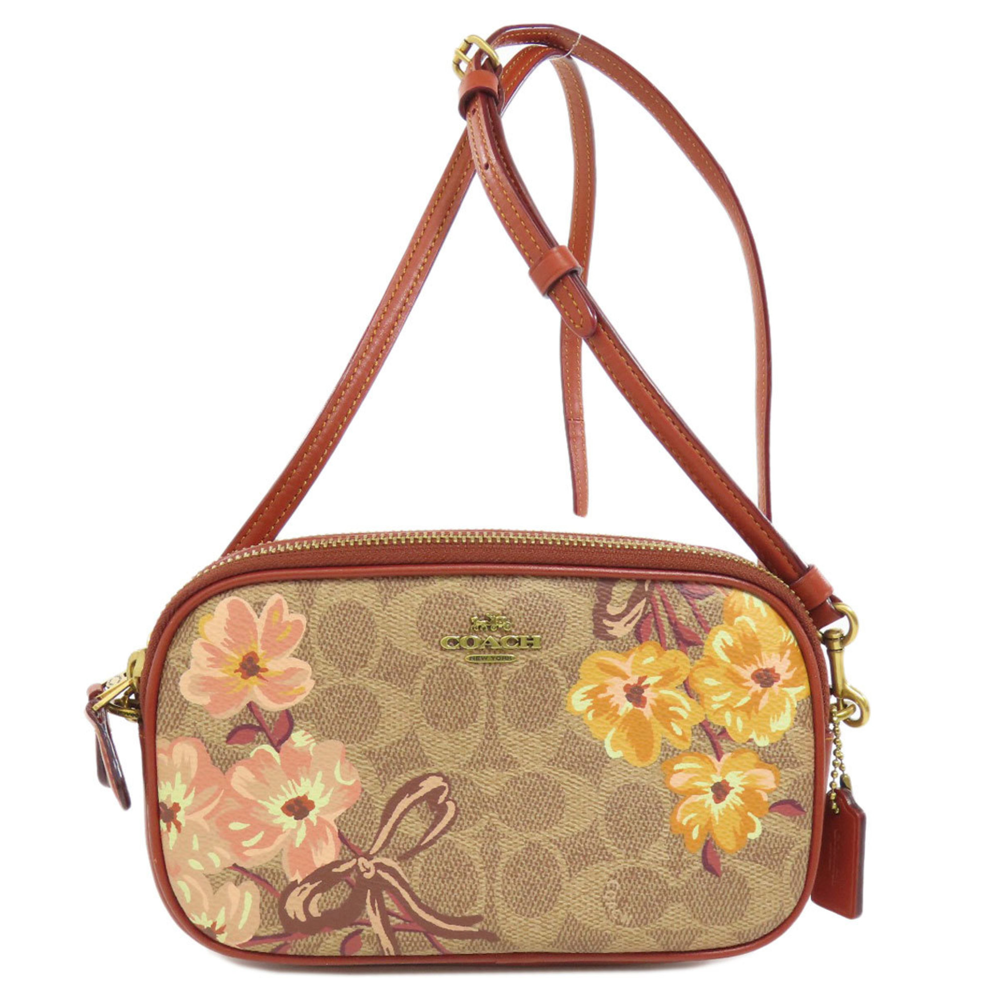 Coach 66666 Flower Motif Shoulder Bag for Women COACH