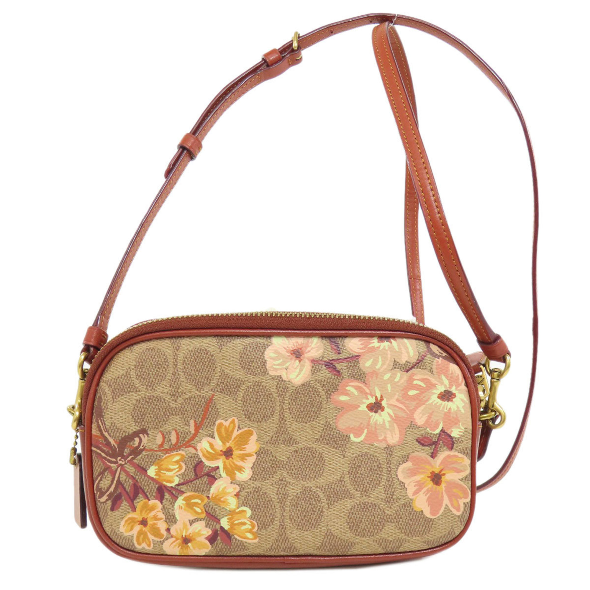 Coach 66666 Flower Motif Shoulder Bag for Women COACH