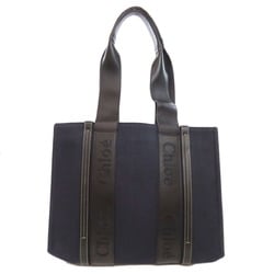 Chloé Chloe Woody Tote Bag Canvas Women's CHLOE