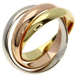 Cartier Trinity #50 Ring, K18 Yellow Gold, K18WG, K18PG, Women's, CARTIER