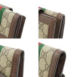 Gucci 523173 Ophidia GG French Flap Wallet Bi-fold Women's GUCCI