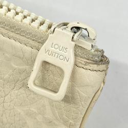 Louis Vuitton Wallet/Coin Case Monogram Taurillon Pochette Cle M67541 White Women's