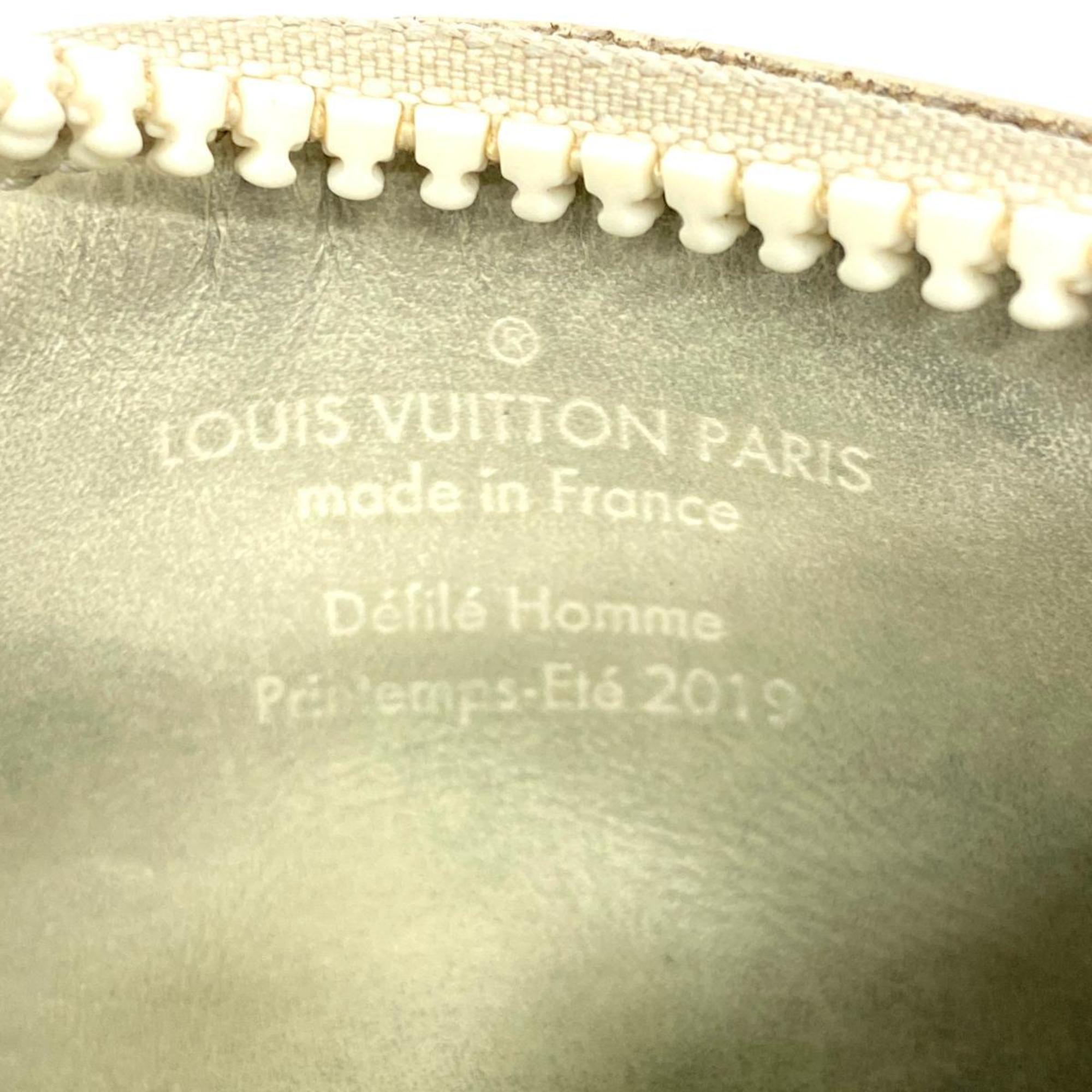 Louis Vuitton Wallet/Coin Case Monogram Taurillon Pochette Cle M67541 White Women's