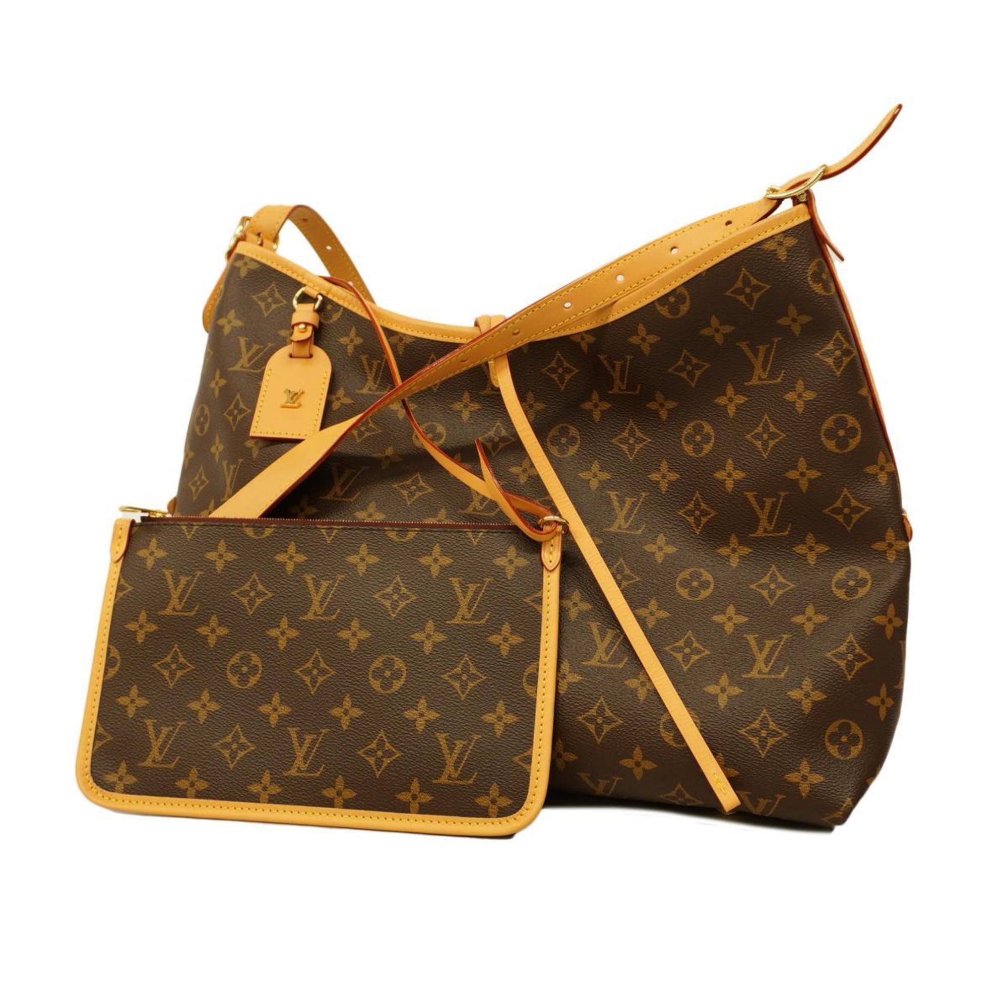 Louis Vuitton Shoulder Bag Monogram Carryall MM NM M46197 Brown Women's