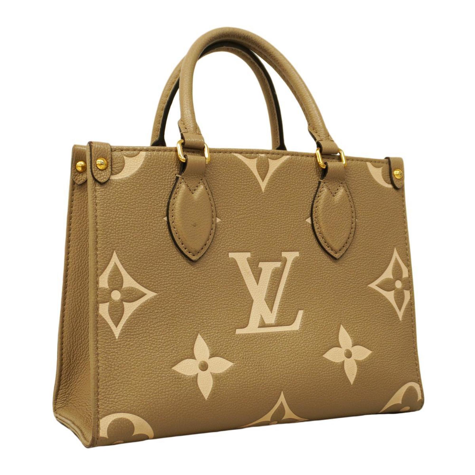 Louis Vuitton Handbag Monogram Empreinte On the Go PM M45779 Tourtrem Crème Ladies