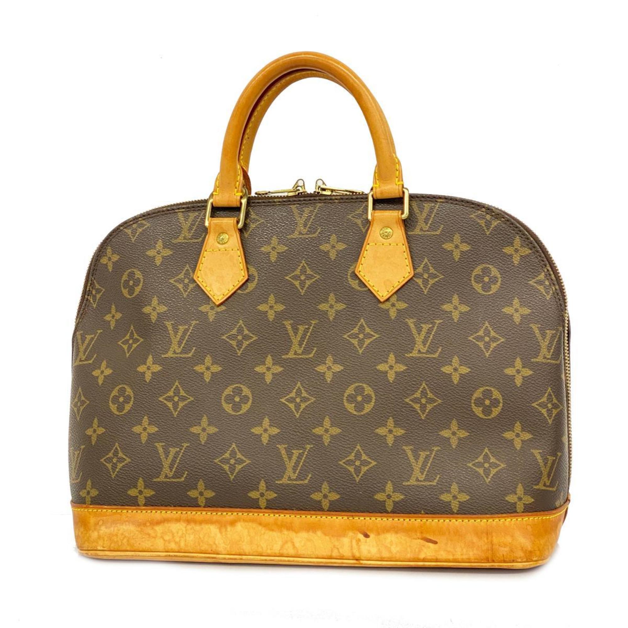 Louis Vuitton handbag Monogram Alma M51130 brown ladies