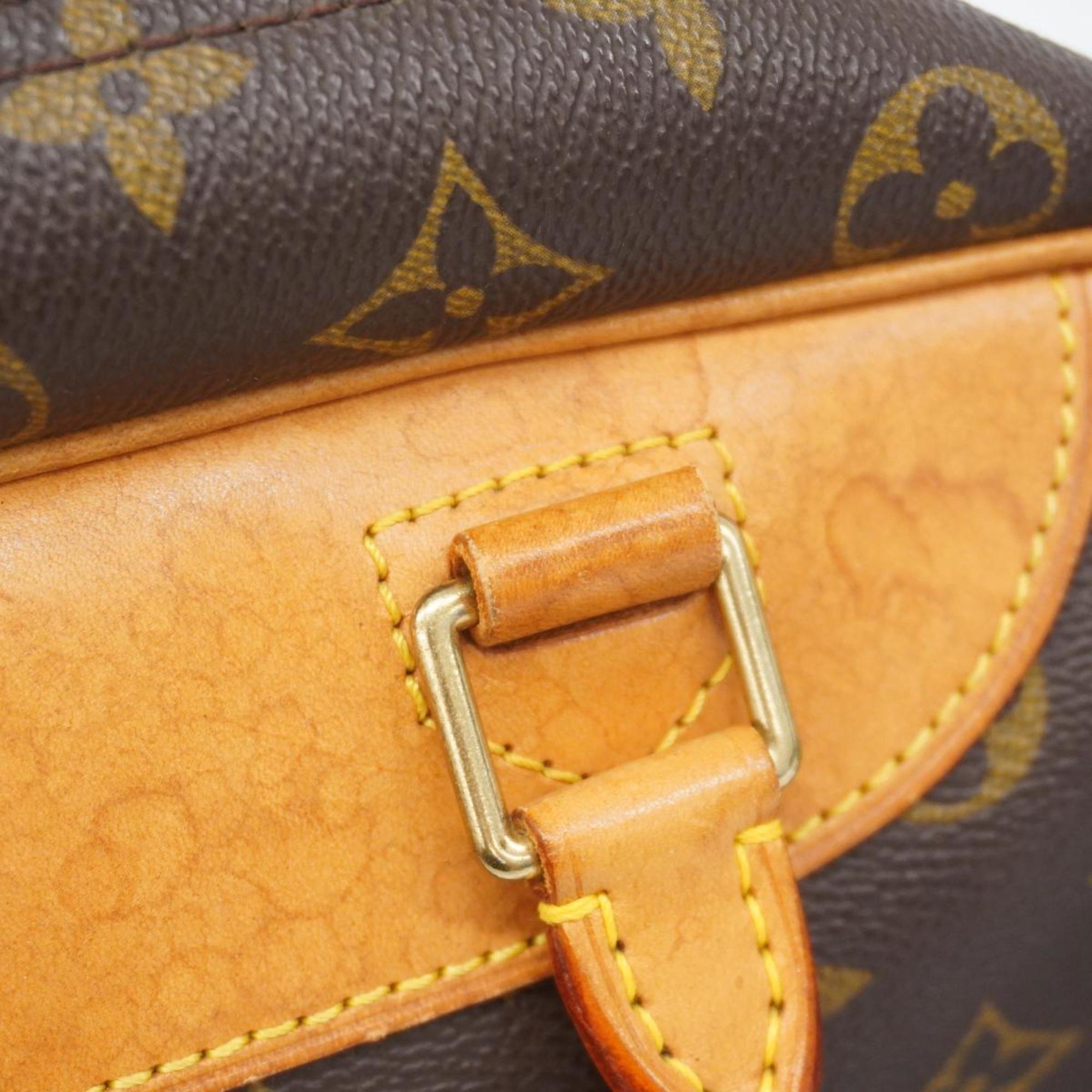 Louis Vuitton Handbag Monogram Deauville M47270 Brown Ladies