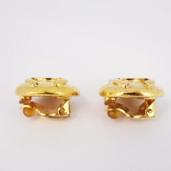 Chanel Earrings Coco Mark Circle GP Plated Gold 96A Women's