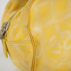 Chanel handbag New Travel Nylon Yellow Ladies