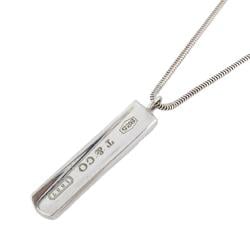 Tiffany Necklace Narrow Bar 925 Silver Women's