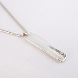 Tiffany Necklace Narrow Bar 925 Silver Women's